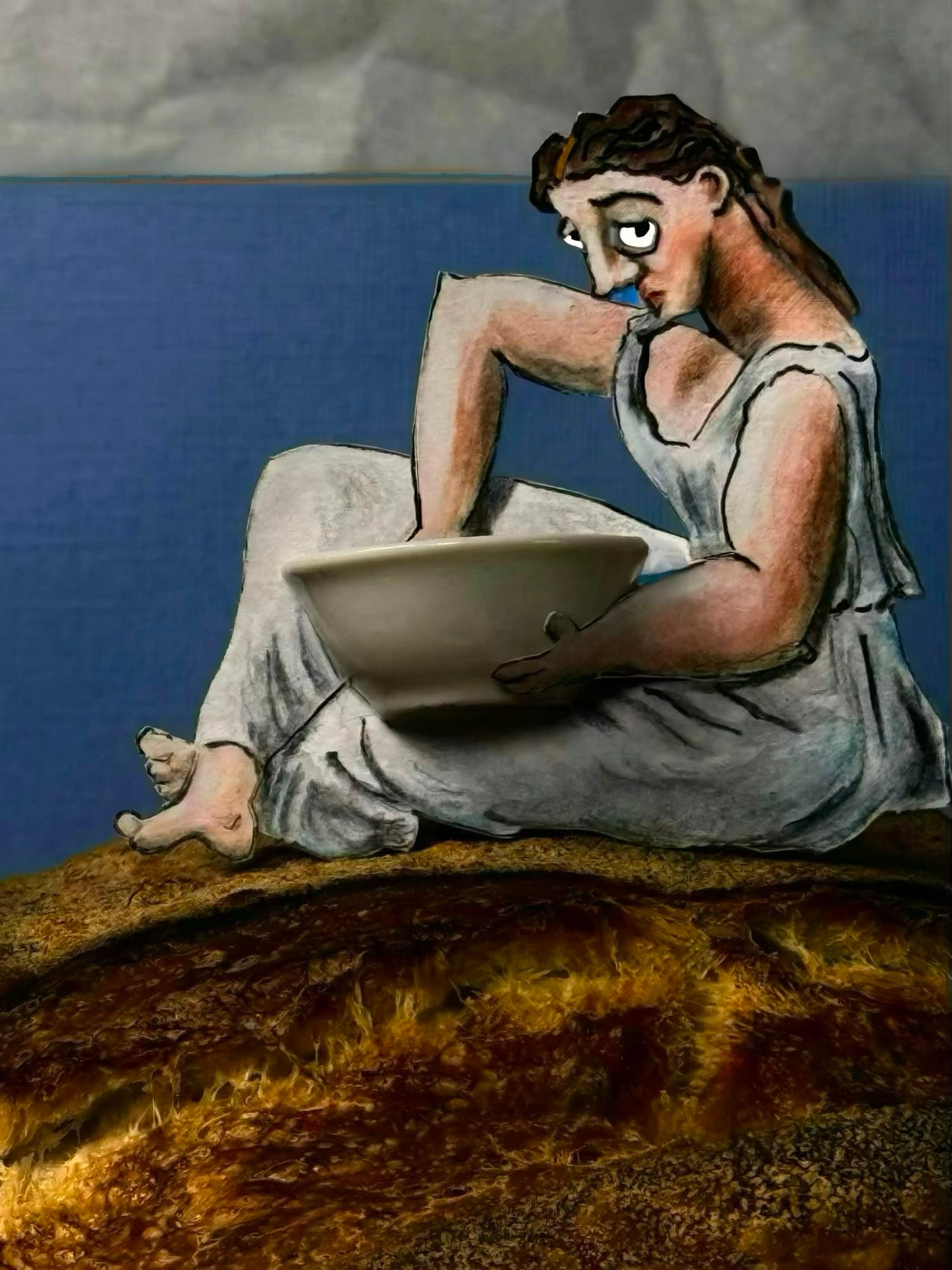 Mother and Mixing Bowl
